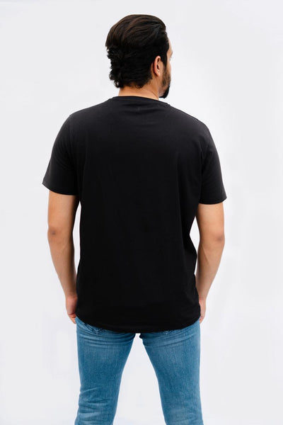 Black Cotton T-Shirt